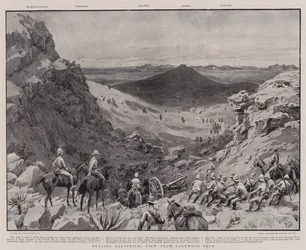 Avvicinandosi a Ladysmith, vista dalla fattoria di Longwood